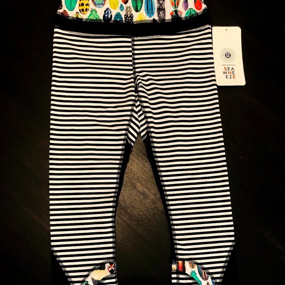 Rare Lululemon Seawheeze Insect Run Inspire Crop